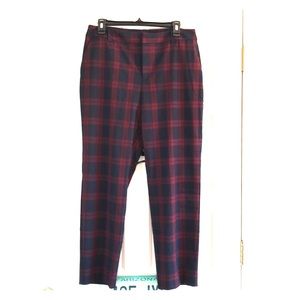 COPY - Charter Club plaid pants.